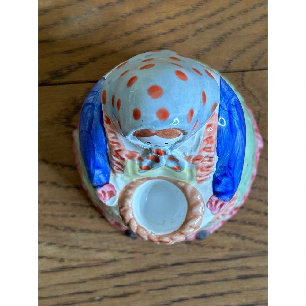 Vintage Pier1‎ Italian Handpainted Candlestick Folk Art Women